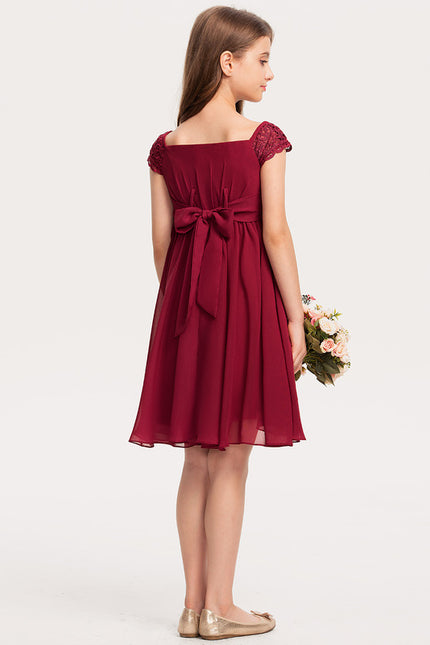 Robe Midi Cerise Aérée - gallery 4