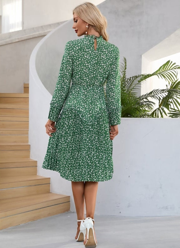 Robe Midi Midi Fleurie - gallery 2
