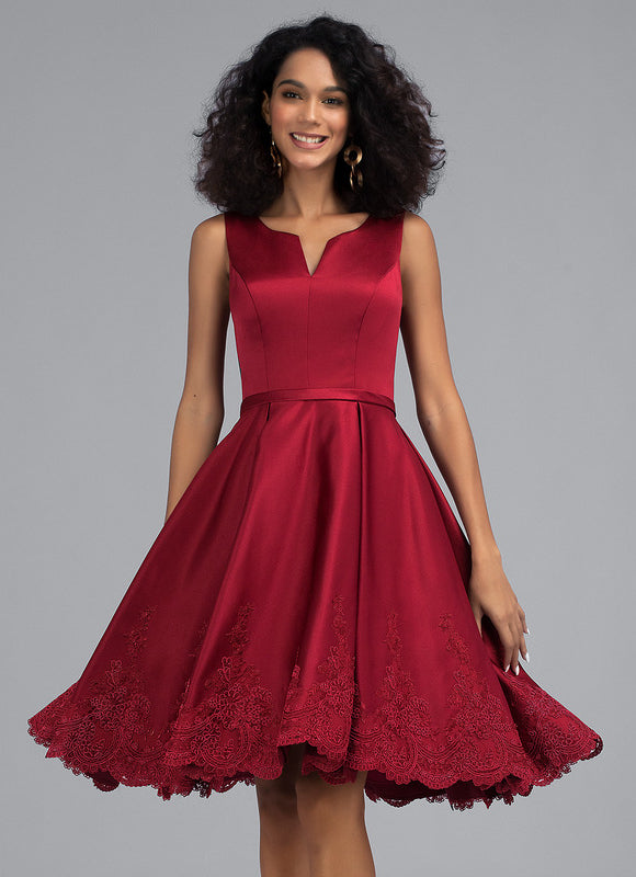 Robe Midi Bordeaux Élégante - gallery 6