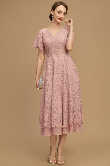 Robe Midi Délurée Écrue - gallery 5