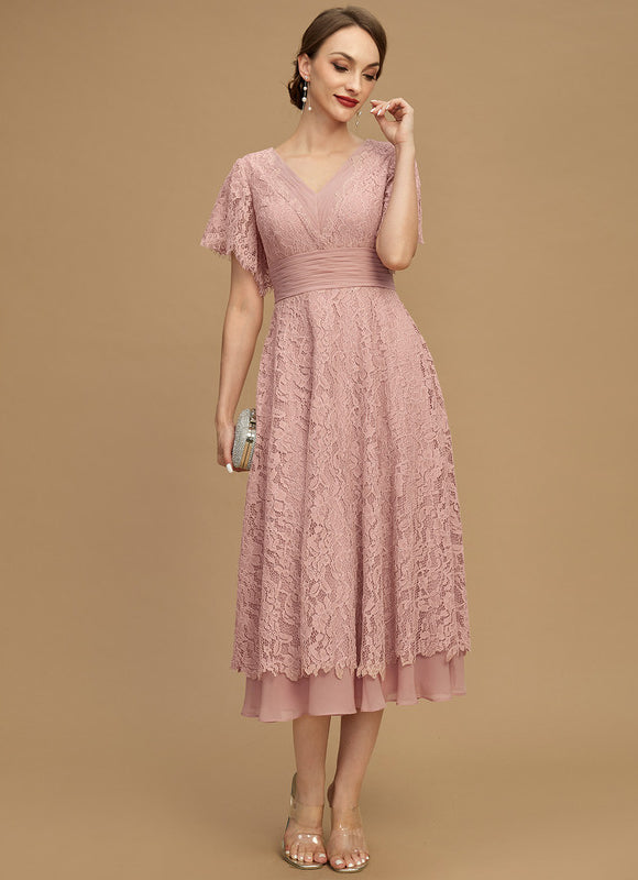 Robe Midi Délurée Écrue - gallery 5