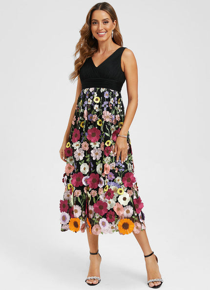 Robe Midi Tulle Bohème