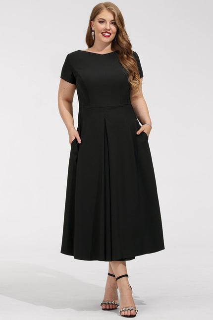Robe Midi Charme Noir - gallery 7