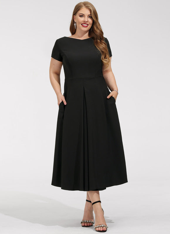 Robe Midi Charme Noir - gallery 7
