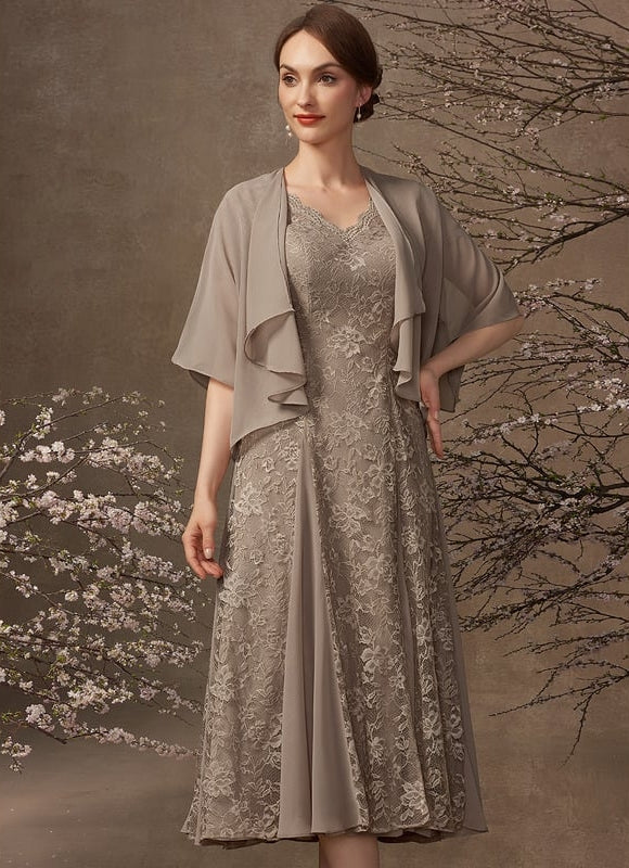 Robe Midi Élégance Nuptiale