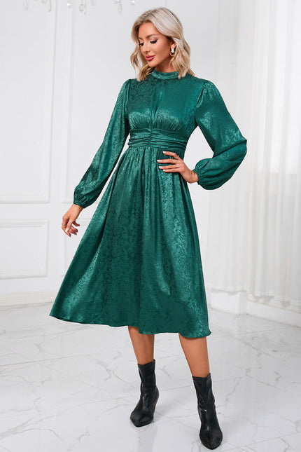 Robe Midi Éclat Émeraude - gallery 4