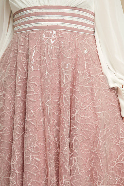 Robe Midi Fleurie Éclatante - gallery 9