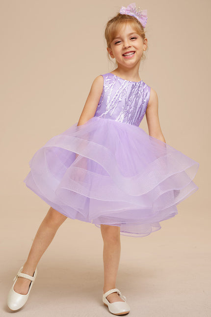 Robe Midi Lilas Aérée - gallery 2