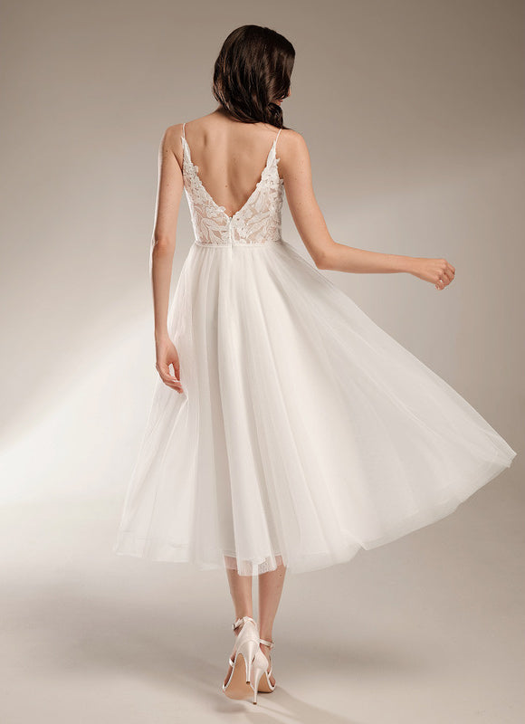 Robe Midi Tulle Aérienne - gallery 3