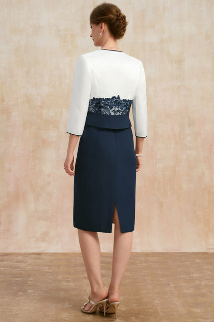 Robe Midi Chic Bicolore - gallery 4
