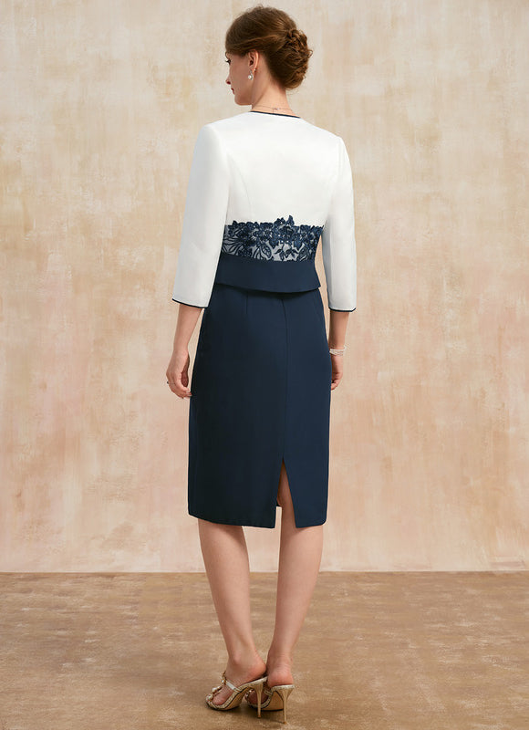 Robe Midi Chic Bicolore - gallery 4