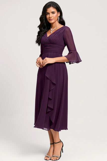 Midi Robe De Cocktail Pour Mariage Chic - gallery 3