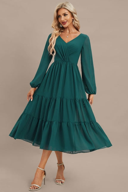 Robe Midi Fluide Élégante - gallery 1
