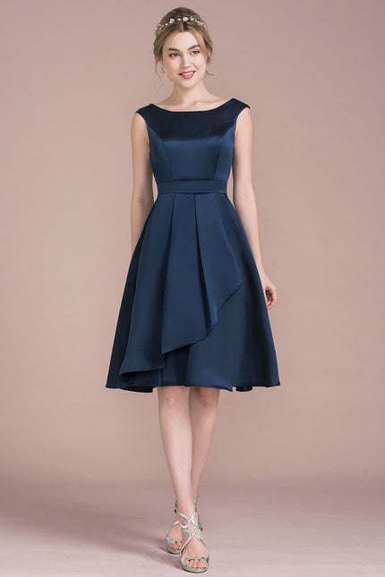 Robe Midi Navy Élégance - gallery 2