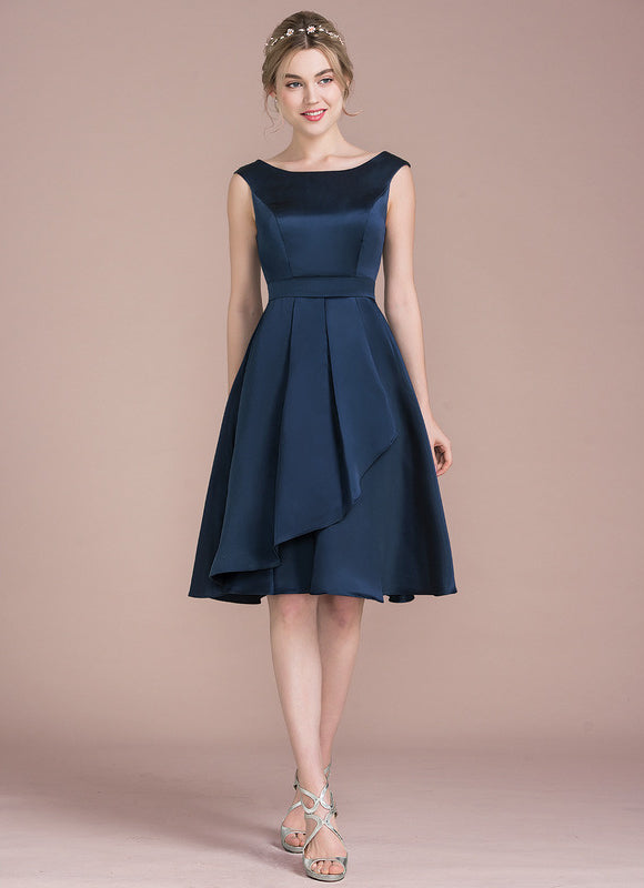 Robe Midi Navy Élégance - gallery 2