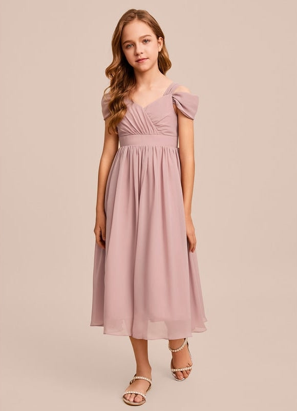 Robe Midi Mousseline Pastel