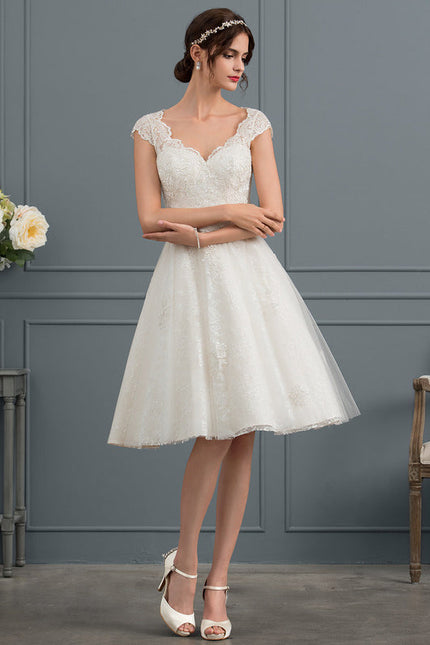 Robe Midi Tulle Écrue - gallery 1