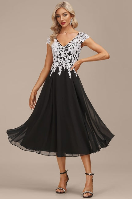 Robe Midi Élégance Nocturne - gallery 1