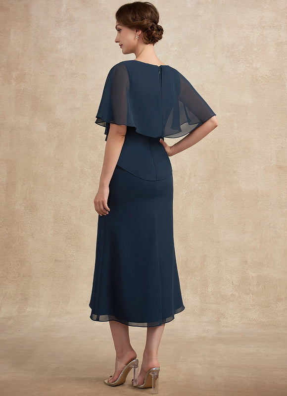 Robe Midi Élégance Azurée - gallery 3