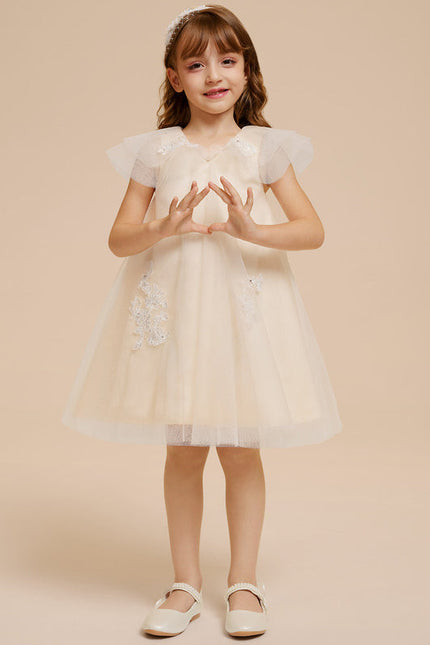 Robe Midi Enfant Tulle Mariage - gallery 1
