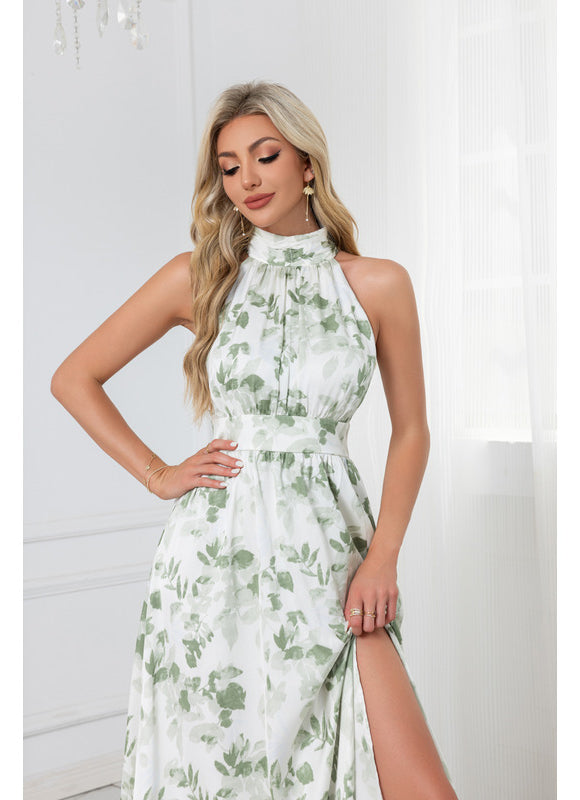 Robe Midi Florale Halter - gallery 5