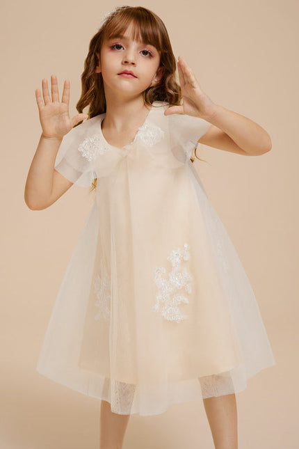 Robe Midi Enfant Tulle Mariage - gallery 9