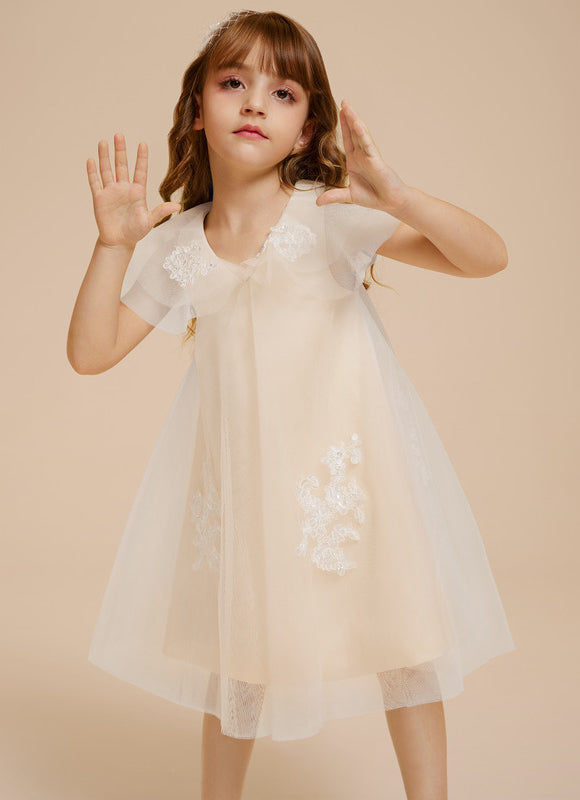 Robe Midi Enfant Tulle Mariage - gallery 9