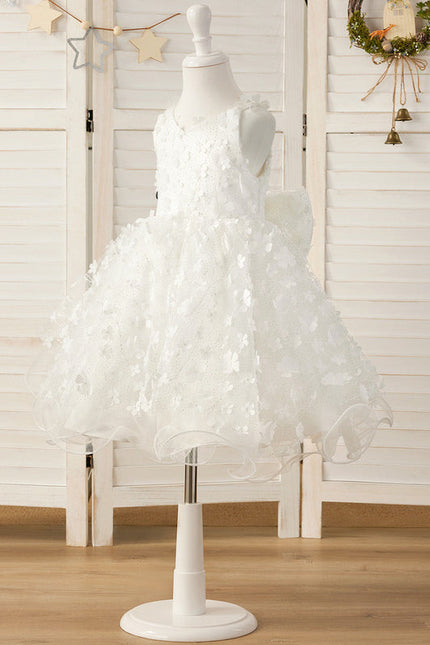 Robe Midi En Tulle Fleuri - gallery 5
