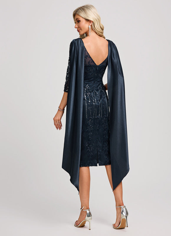 Robe Midi Sirène Brodée - gallery 5