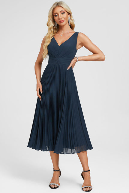 Robe Midi Fluide Grisâtre - gallery 4