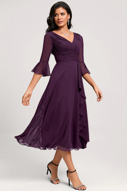 Midi Robe De Cocktail Pour Mariage Chic - gallery 4