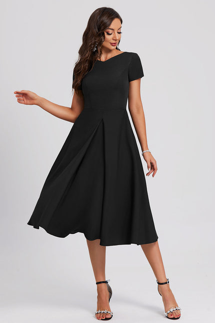Robe Midi Charme Noir - gallery 3