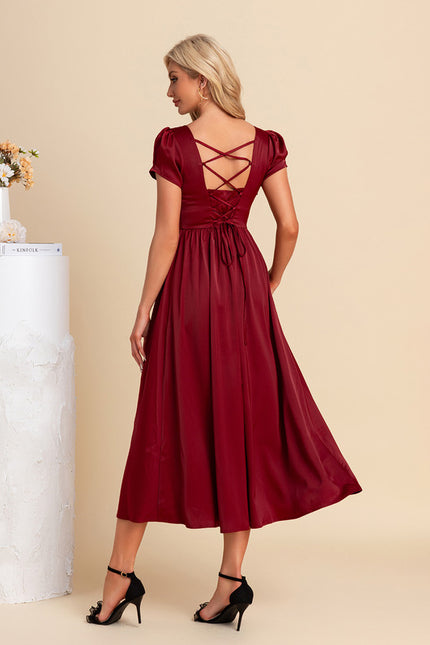 Robe Midi Émeraude Chic - gallery 1