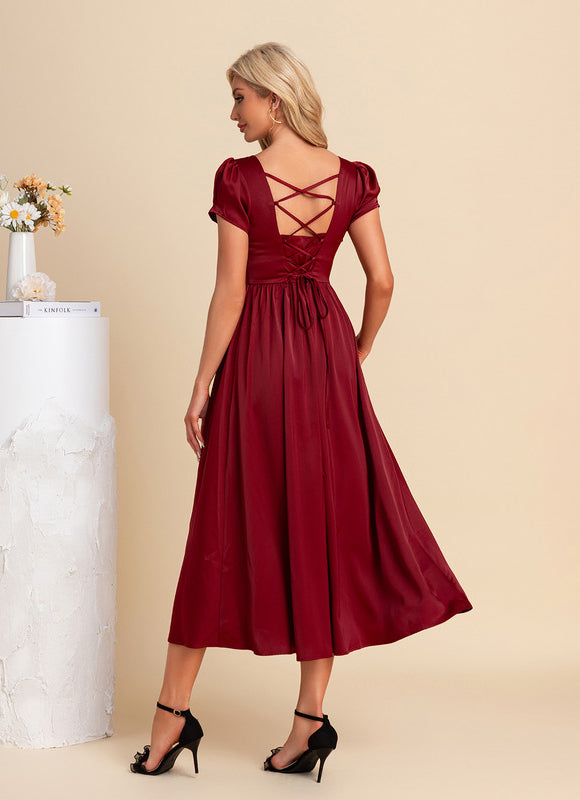 Robe Midi Émeraude Chic - gallery 1