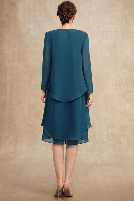 Robe Midi Sérénité Turquoise - gallery 4