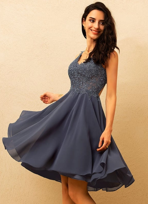Robe Midi Chiffon Émeraude
