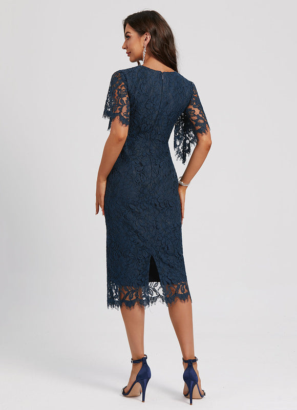 Robe Midi Dentelle Sophistiquée - gallery 5