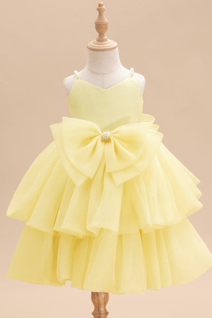 Robe Midi Jaune Volante - gallery 2