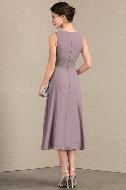 Robe Midi Prune - gallery 6
