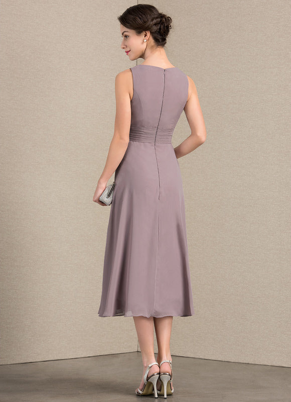 Robe Midi Prune - gallery 6