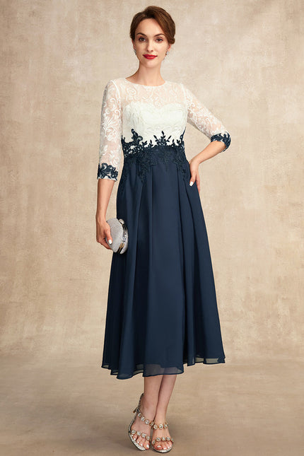 Robe Midi Élégance Azurante - gallery 5