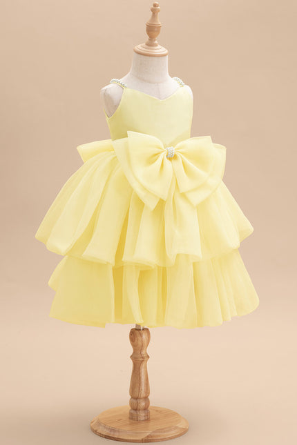 Robe Midi Jaune Volante - gallery 1