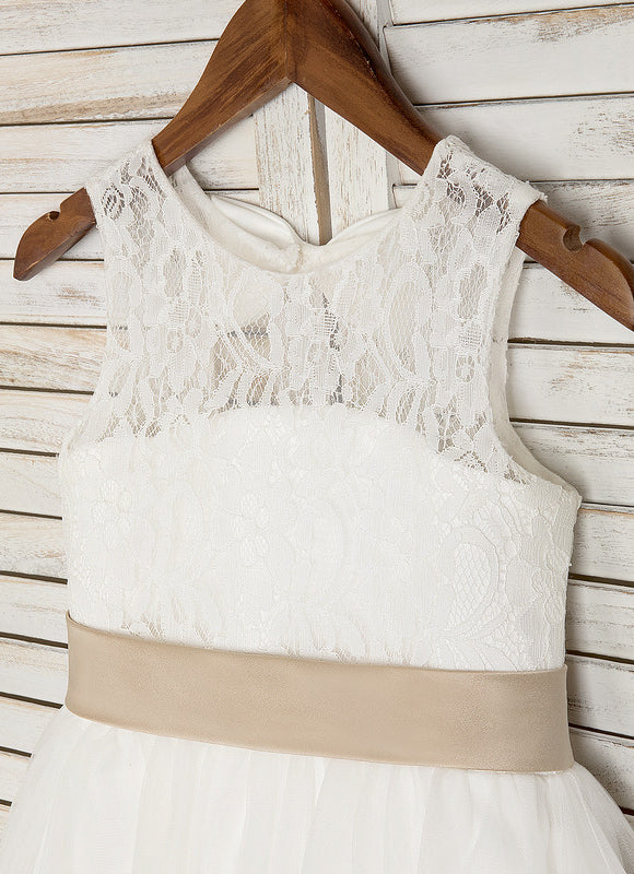 Robe Midi Écru Enfant - gallery 3