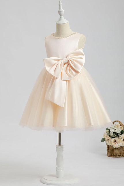 Robe Midi Satinée Écrue - gallery 5