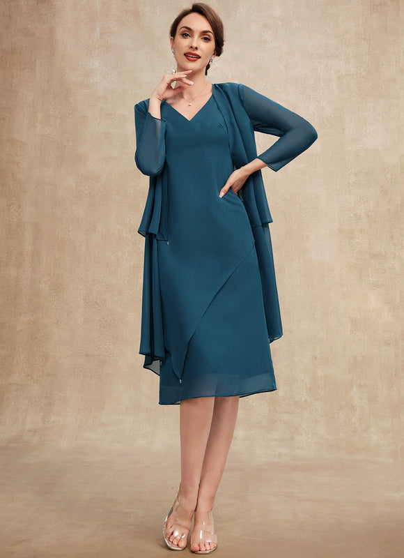 Robe Midi Sérénité Turquoise - gallery 1