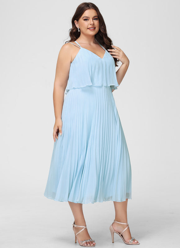 Robe Midi Fluide Grisâtre - gallery 7