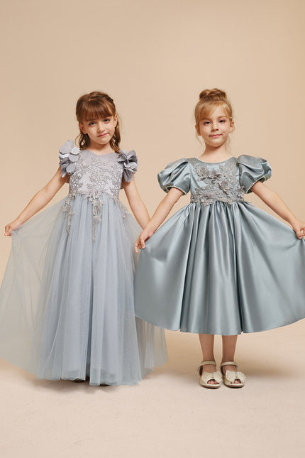 Robe Midi Satinée Enfant - gallery 8