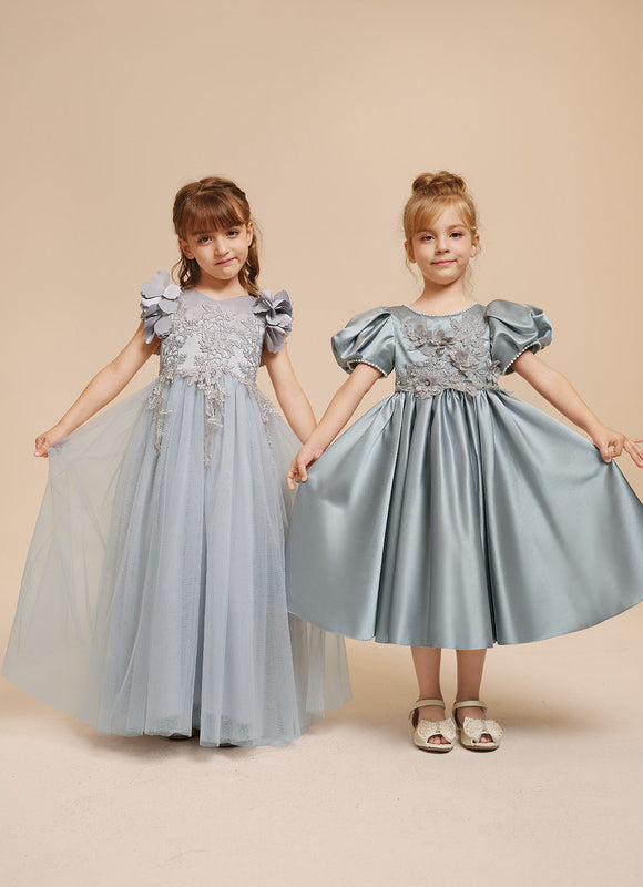 Robe Midi Satinée Enfant - gallery 8