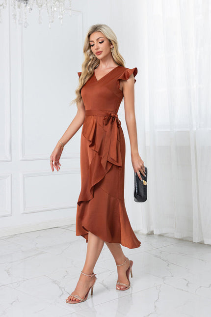 Robe Midi Terracotta - gallery 5