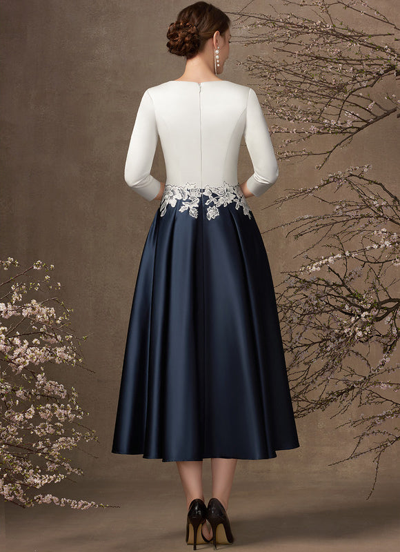 Robe Midi Mère Satinée - gallery 4